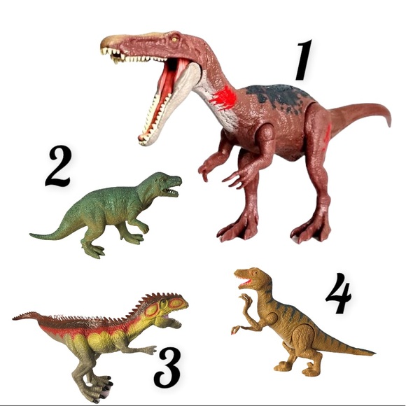 Jurassic World Dinosaur Mix lot of 4 dinosaurs - Picture 2 of 7